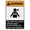 Warning Sign 4, variant on Notice Flammable Gas Keep Fire Or Flame Away With Icon Sign 8"x12" Rust Free Aluminum - UV Printed Outdoor Yard Sign for Home Business Driveway Alert, Flammable Gas Sign