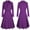Purple, variant on Yoodem Womens Long Sleeve Tops Womens Winter Lapel Button Long Trench Coat Jacket Ladies Overcoat Outwear Plus Size Winter Coats for Womenwomens Coat Purple 2XL