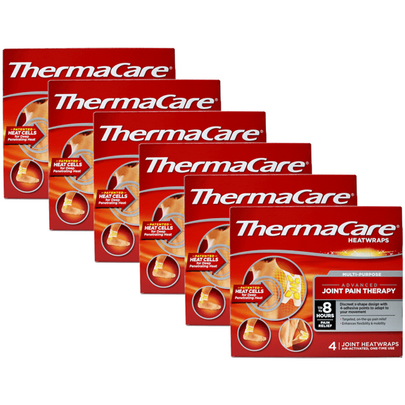 ThermaCare Heatwraps 8 Hour Advanced Join Pain Therapy 4 Each Pack of 6