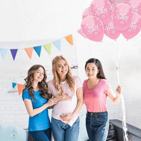 Way to Celebrate Welcome Girl 12" Balloons, 8pk