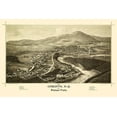 thumbnail image 2 of Burleigh 14x11 Gold Ornate Wood Framed with Double Matting Museum Art Print Titled - Corinth Palmer Falls New York - Burleigh 1888, 2 of 4