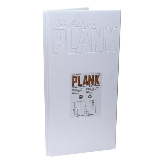CanCooker SMP1416 Planche à Découper Seth McGinn 16 x 32 Pouces, Blanche