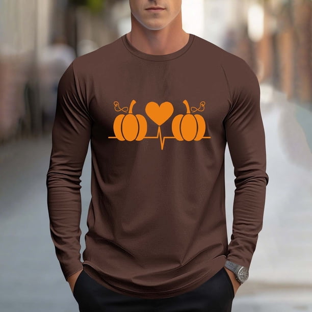 Blusas y camisas de manga larga y cuello redondo para hombre, moda informal, estampado, deportivas, de manga larga y cuello redondo, blusas, camisas, blusas para hombre, poliéster