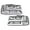 Clear lens Chrome Housing Clear Reflector(LED), variant on PIT66 LED bar DRL Chrome Headlights Fit For 99-02 Chevy Silverado/00-06 Suburban Tahoe