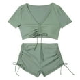 thumbnail image 4 of MKLEKYY Trajes De Baño Mujer Dos Piezas Women'S Bikini Set High Waisted Two Piece Swimsuit Swimsuit, 4 of 5