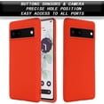 thumbnail image 5 of Designed for Google Pixel 7 2022 Case,Slim Liquid Silicone Rubber Shockproof Phone Cover with Wrist Strap Soft Anti-Scratch Microfiber Lining Protection Case for Google Pixel 7 (Red) …, 5 of 15