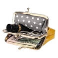 thumbnail image 5 of Royal Bagger Genuine Cow Leather Coin Purse: Retro, Compact & Versatile Dual Layer Storage for Women with Kiss Lock Design, 5 of 9