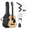 thumbnail image 1 of VEVOR 36 in Dreadnought Acoustic Guitar Natural Beginner Bundle with Gig Bag for Teen, 1 of 9