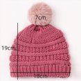 thumbnail image 3 of Baby Knitted Beaniess Winter Warm Knit Cap Solid Cute Hat Classic Outdoor Baby Beanies Hat, 3 of 4
