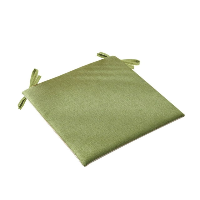 Coussins de Siège Carrés à Sangle pour Chaise de Jardin, Tabouret de Bistro Extérieur, Patio, Salle à Manger, Lin