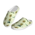 thumbnail image 2 of Xecao Avocado for Exercise Print Cotton Slippers Fuzzy Warm Cozy Slippers Non Slip House Slippers For Indoor Outdoor Cotton Slippers House Slippers-8, 2 of 7