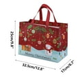 thumbnail image 3 of Christmas Non-Woven Fabric Gift Bags with 7 Festive Patterns for Holiday Packaging (Wine), 3 of 5