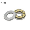 thumbnail image 3 of Uxcell F5-11M Miniature Thrust Ball Bearings 5x11x4.5mm Chrome Steel with Washers 4 Pack, 3 of 5