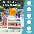 thumbnail image 6 of Coast Modern Pool Organizer for Floats and Toys - Large Waterproof Storage Rack for Outdoor Pool Area, 6 of 6