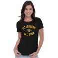 thumbnail image 3 of Pittsburgh Pennsylvania Vs All Yinz Womens Slim Fit Graphic Tee Brisco Brands S, 3 of 5