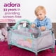 thumbnail image 5 of Adora Baby Doll Crib Zig Zag Deluxe Pack N Play, Fits Dolls up to 20 inches, Bed/Playpen/Crib, Changing Table, Mobile with 3 Clouds and Storage Bag, 5 of 5