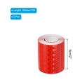 thumbnail image 2 of Uxcell Reflective Tape, 3 Pack 2 INx10 FT Waterproof Adhesive Safety Tape for Cars Trucks, Red, 2 of 6