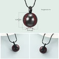thumbnail image 2 of Baseball Urn Necklace for Ash Stainless Steel Cremation Jewelry Memorial Pendant Keepsake for Loved Ones, 2 of 4