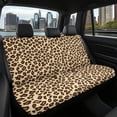 thumbnail image 7 of Uourmeti Leopard Print Pattern Rear Bench Seat Cover for Dogs, 2pcs Car Seat Covers Protective Against Dirt & Pet Fur Non-Slip Rear Seat Covers, 7 of 7