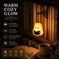 thumbnail image 3 of Overstock & Free Returns Library Lantern Mini Bookshelf Lighting 3 Pack, Halloween Ghost Decorations,Led Books Nook Lamp Ornament for Study Reading Corner Home Library, Unique Gift for Book Lovers, 3 of 8
