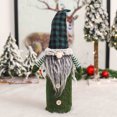 thumbnail image 1 of Fiudx Decoraciones Navideñas Interiores Feliz Navidad Santa Botella De Vino Bolsa Cubierta Navidad Festival Fiesta Decoración De Mesa Regalo, 1 of 2