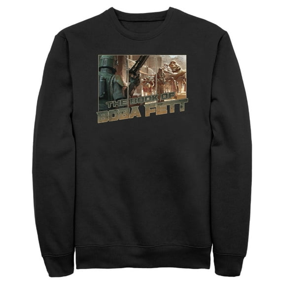 Men's Star Wars: The Book of Boba Fett Hutt Twins To Reclaim  Sweatshirt Black Large