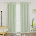 thumbnail image 7 of Aurora Home  Mix and Match Blackout Tulle Lace Sheer 4 piece Curtain Panel Set, 7 of 7