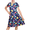 Blue Galaxy, variant on Sunny Fashion Girls Easter Dress With Bunny And Egg Print Dresses Blue Short Sleeve Knee Length Dress 4 Years