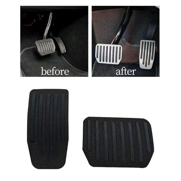 Almohadillas para pedal /antideslizante, reposapiés , aleación de aluminio/pedal Gas apto para modelo , negro