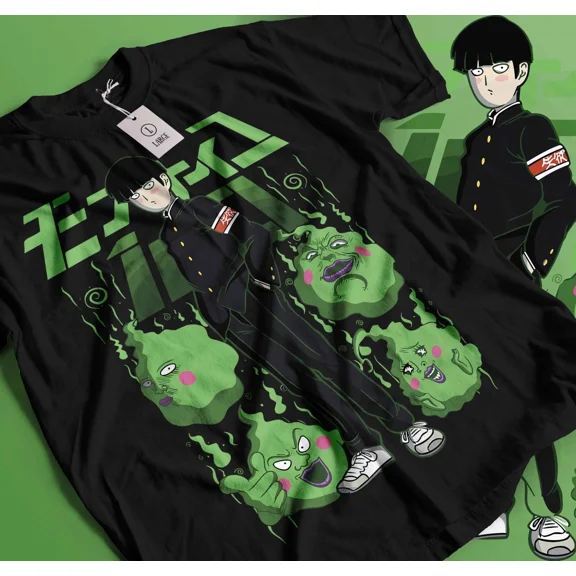 Mob Psycho 100 Cast T-Shirt Anime Manga Mob Psycho Dimple T-Shirt Tee Gift 261 | eBay