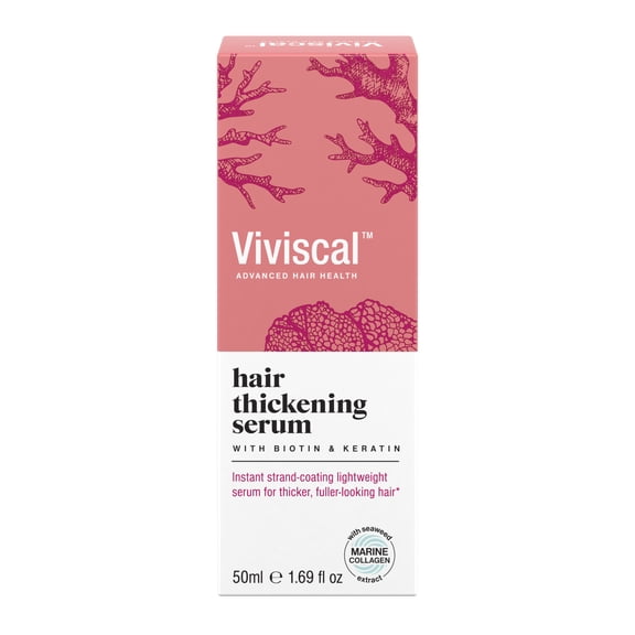 Viviscal Hair Thickening Serum, Leave-in Elixir for Thicker and Fuller Looking Hair, 1.69 fl oz