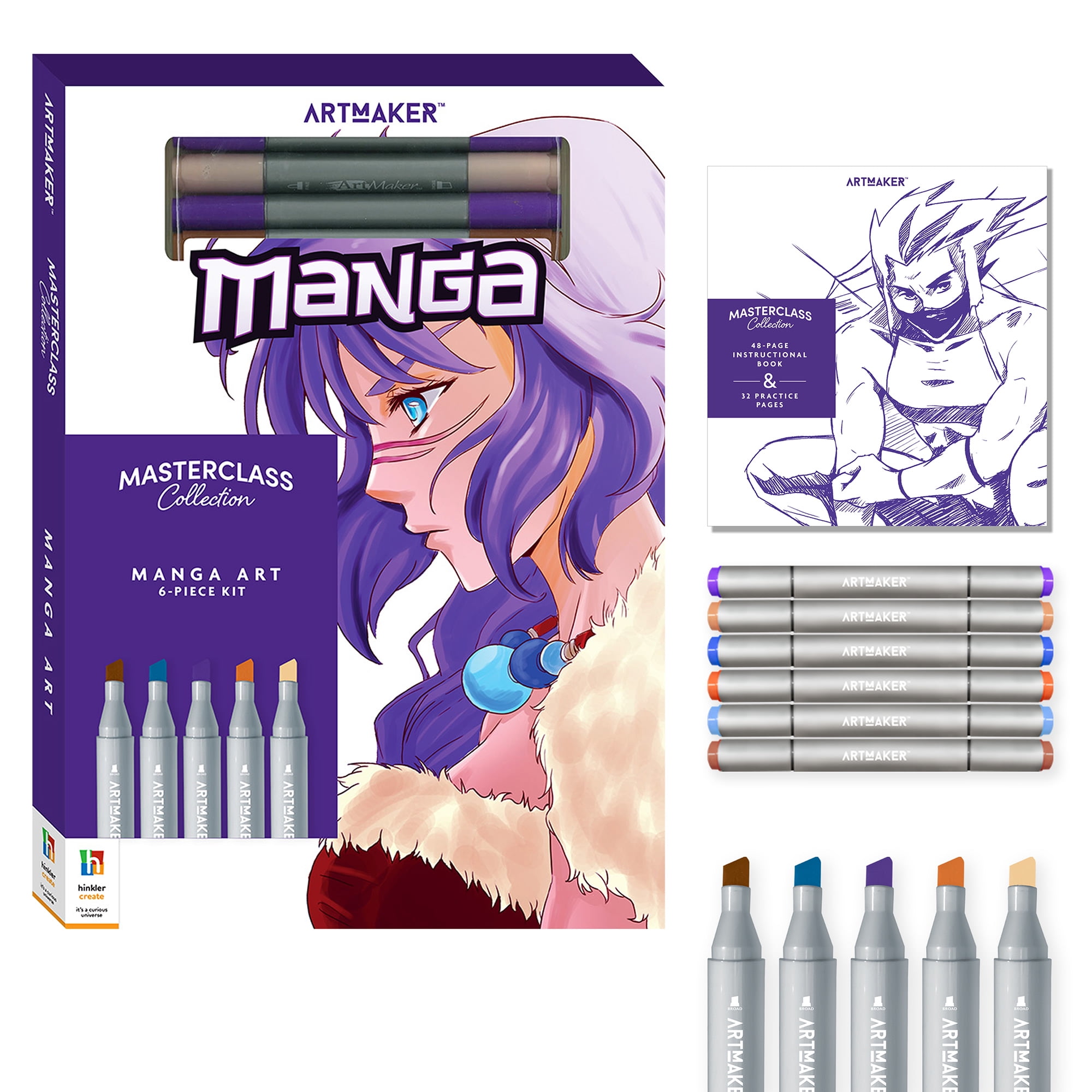 Art Maker Masterclass Collection: How to Draw Manga Kit
