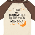 thumbnail image 4 of Inktastic I Love My Godfather to the Moon and Back Boys or Girls Long Sleeve Baby Bodysuit, 4 of 5