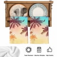 thumbnail image 5 of Palm Trees Kitchen Towels Set of 4, Modern Art Birds Summer Absorbent Dish Towels for Kitchen, Microfiber Hand Towel, Quick Drying Tea Towel for Cleaning Decorative Dishcloths, 5 of 7