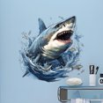 thumbnail image 1 of Adhesivos de pared 3D Shark Ocean Predator Jumping Out of Water, 1 of 2