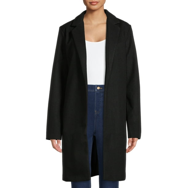 Mark Alan Women S Single Ted Belted Peacoat Com Single Ted Belted Peacoat, Black Belted Peacoat Womens