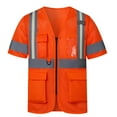 thumbnail image 2 of A-SAFETY 21 colors High Visibility Reflective Work Safety Vest（XS-8XL), 2 of 6