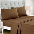 thumbnail image 2 of Full Comforter with Sheets Set - 7-Piece Brown Bed in a Bag Set, 2 of 8