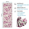 thumbnail image 2 of Pioneer Flower Floral Print Pattern Hot Yoga Mat Towel Non Slip for Hot Yoga - Quick-Drying Yoga Mat Cover with 4 Corner Pockets with Travel Bag - Hot Yoga Towel Non Slip 74"x26", 2 of 6