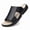 Black, variant on Men's Summer Fashion Sandals, Breathable Beach Shoes with Open-Toe Design, Comfortable Outdoor Slip-On Sandals for Summer