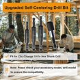 thumbnail image 2 of Bit Hex Shank,Drill Center Finding Drill Bit, 2 of 5