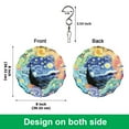 thumbnail image 2 of WIRESTER Wind Spinners Outdoor Hanging Décor 8" for Yard and Garden Decor, Outdoor Decorations - Colorful Starry Night, 2 of 7