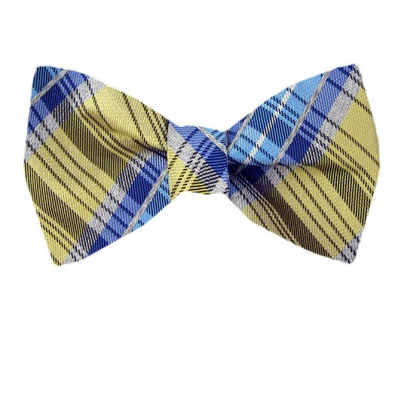 FBTZ-1133-Silk Mens Designer Fashion Self Tie Bow Tie