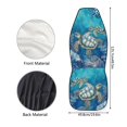 thumbnail image 5 of FUIALDOLG Elastic Vehicle Seat Covers for SUV, Non-Slip Stretch Front Seat Cover Polyester 2 Pack, Sea Turtle Print, 5 of 10