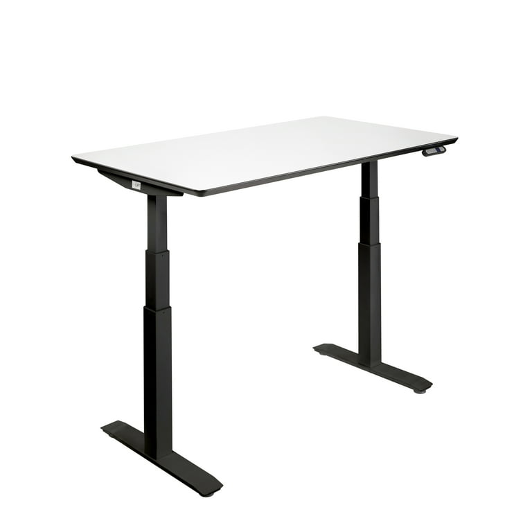 Seville classics modern white adjustable desk deals