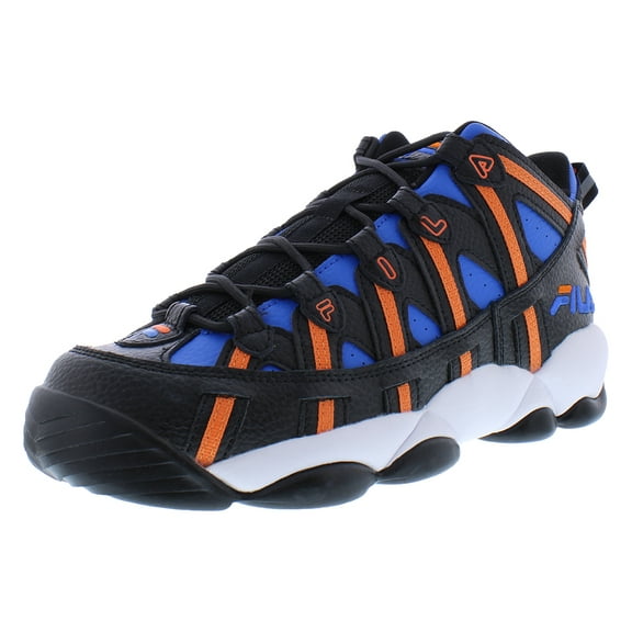 Fila Stackhouse Spaghetti Mens Shoes Size 7.5, Color: Electric Blue/Black/Vibrant Orange