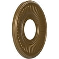 thumbnail image 2 of Ekena Millwork 10"OD x 3 1/2"ID x 3/4"P Berkshire Thermoformed PVC Ceiling Medallion (Fits Canopies up to 4 1/2"), Metallic Champagne Bronze, 2 of 10