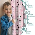 thumbnail image 3 of Blackout Kids Curtains,Pink Christmas Tree Pattern Childrens Insulated Curtains Set Of 2,Bedroom Essentials,Toddler Room Decor 42"x54", 3 of 5