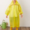 thumbnail image 3 of HLONK Imperméable Résistant à l'Eau pour Enfants Manteau de Pluie pour Enfants Poncho de Pluie Réutilisable Veste pour Garçons et Filles, 3 of 4
