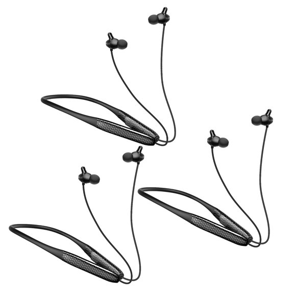 Auriculares Bluetooth con banda para el cuello CXPSUE, paquete de 3, 60 h, ENC